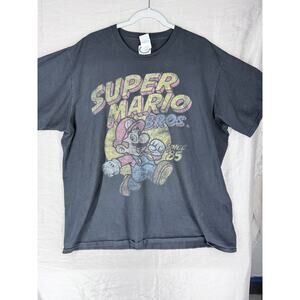 Super Mario Bros Since '85 Vintage Poster T-Shirt Men's 2XL